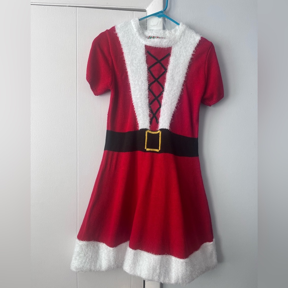 Santa Mrs. Claus Christmas Sweater Dress size large
